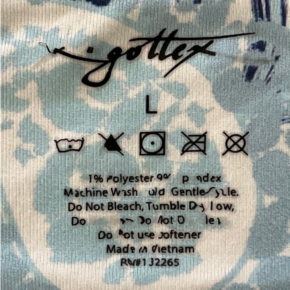 Gottex Paisley Tennis Skort Womens Size L Pocket Pickleball Walking Stretch Golf - Picture 12 of 12